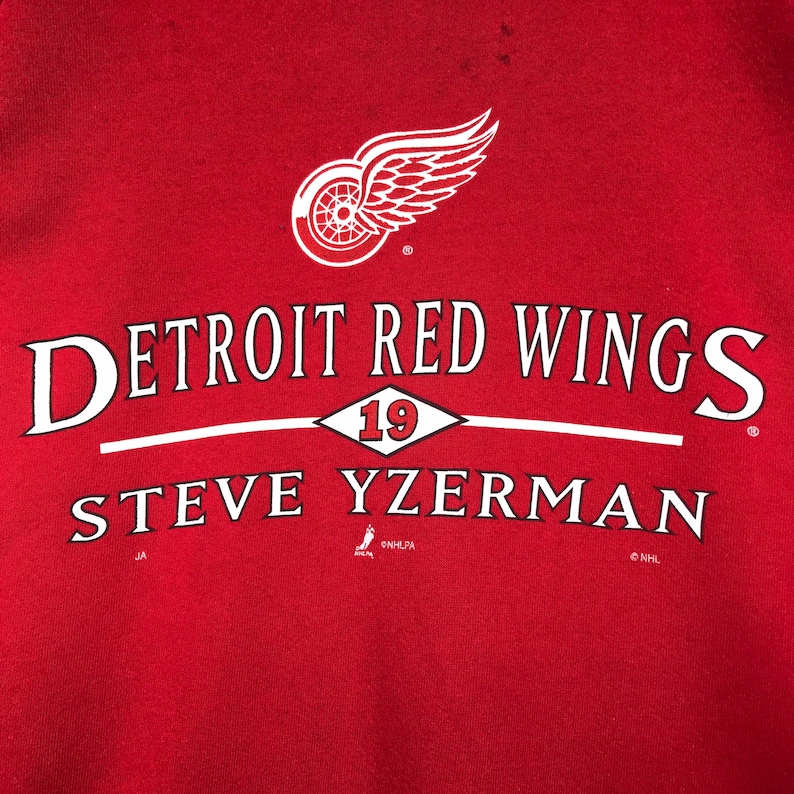 Vintage Style 90’S Nhl Detroit Red Wings Crew Neck Sweatshirt, Nhl Detroit Red Wings Sweater Pullover - Image 2