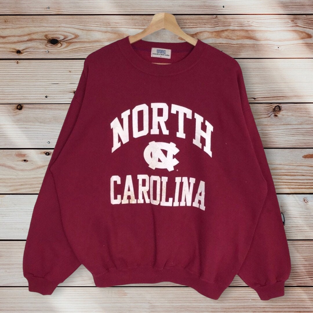 Vintage Style 90’S North Carolina University Crewneck Sweatshirt Sweater Pullover, Hoodie