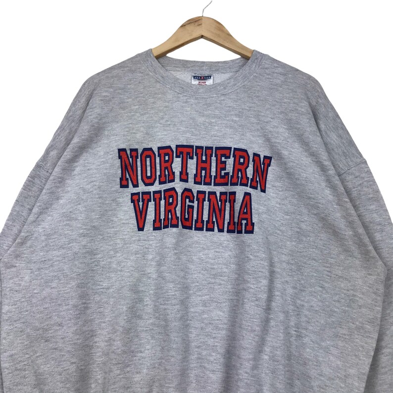 Vintage Style 90’S Northern Virginia Crewneck Sweatshirt Sweater Pullover Hoodie - Image 2