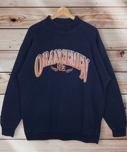 Vintage Style 90’S Nutmeg Syracuse University Orangemen Team Crewneck Sweatshirt Hoodie