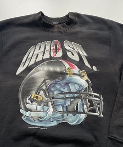 Vintage Style 90S Ohio State Buckeyes Football Graphic University American Sweatshirt Gifts For Ncaa