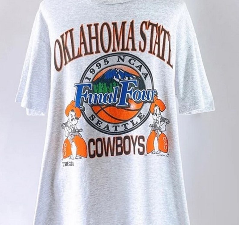 Vintage Style 90S Oklahoma State University Cowboys Osu T-Shirt, Oklahoma Shirt, Oklahoma Football, Oklahoma Gifts - Image 2