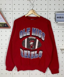 Vintage Style 90S Ole Miss Rebels Sweatshirt, University Mississippi Sweater, Ole Miss Rebels Shirt, Gift For Her