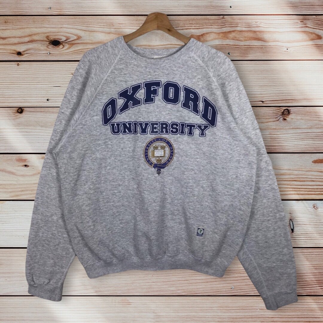 Vintage Style 90’S Oxford University Crewneck Sweatshirt, Oxford University Sweater Pullover, Hoodie