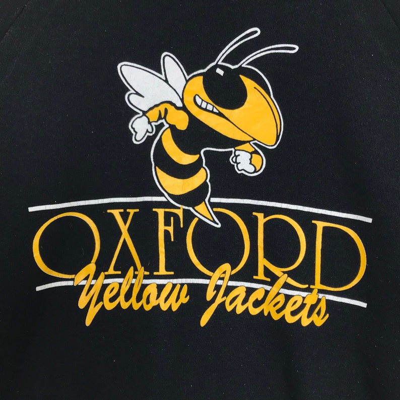 Vintage Style 90’S Oxford Yellow Jacket Crewneck Sweatshirt, Oxford University Sweater Pullover, Hoodie - Image 2