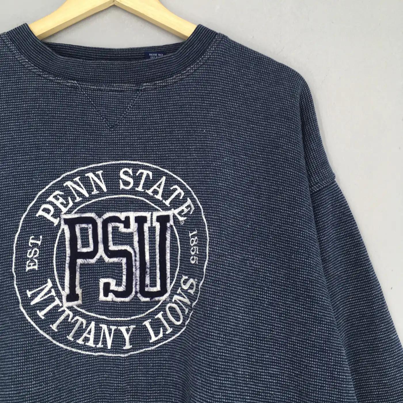 Vintage Style 90S Penn State Nittany Lions Ncaa T-Shirt Sweatshirt Hoodie American Football Gifts Lover