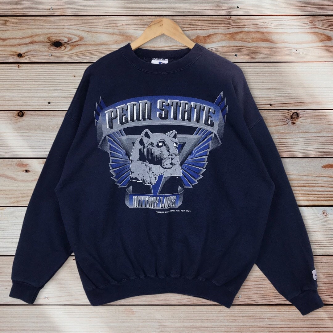 Vintage Style 90’S Penn State University Crewneck Sweatshirt, Penn State Nittany Lions Sweater Pullover