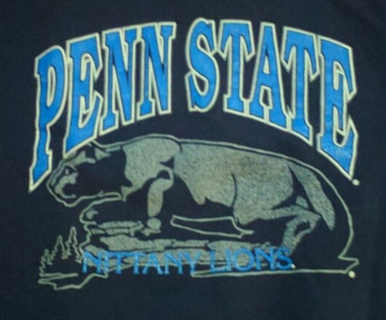 Vintage Style 90S Penn State University Nittany Lions Crewneck Sweatshirt, Penn State Shirt - Image 2