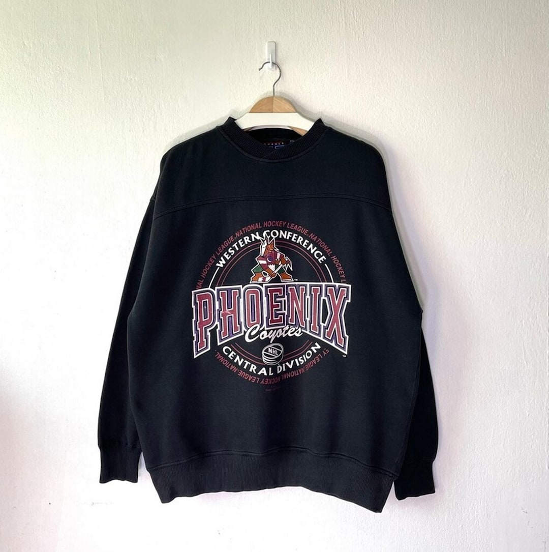 Vintage Style 90S Phoenix Coyotes Crewneck Sweatshirt, Phoenix Coyotes Shirt, Phoenix Coyotes Hoodie