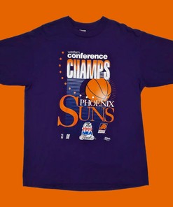 Vintage Style 90S Phoenix Suns Bna Conference Champions Finals T Shirt Hoodie Sweatshirt Gift For Fans
