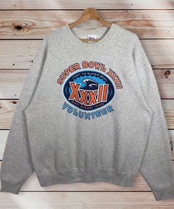 Vintage Style 90’S Pro Player San Diego Super Bowl Volunteer Crew Neck Sweatshirt Sweater Pullover