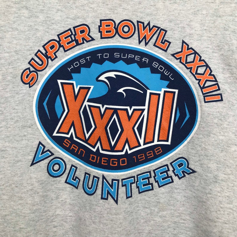 Vintage Style 90’S Pro Player San Diego Super Bowl Volunteer Crew Neck Sweatshirt Sweater Pullover - Image 2