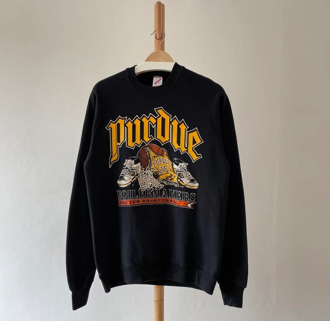 Vintage Style 90S Purdue Boilermakers Basketball Sweatshirt, Purdue Boilermakers Shirt, Purdue Boilermakers Hoodie