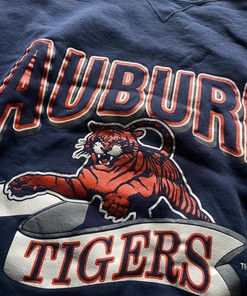 Vintage Style 90S Russell Auburn Tigers University American Sweatshirt Gifts For Ncaa
