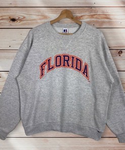 Vintage Style 90’S Russell Florida University Crewneck Sweatshirt Sweater Pullover, Hoodie