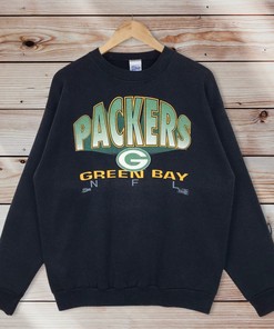 Vintage Style 90’S Salem Nfl Green Bay Packers Crewneck Sweatshirt, Nfl Green Bay Packers Sweater Pullover, Hoodie