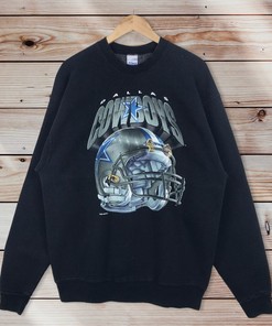 Vintage Style 90’S Salem Sportswear Nfl Dallas Cowboy Crewneck Sweatshirt, Nfl Dallas Cowboy Sweater Pullover