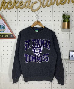 Vintage Style 90S St Thomas University Champion Sweatshirt, University Of St Thomas Sweater, Gift For Her