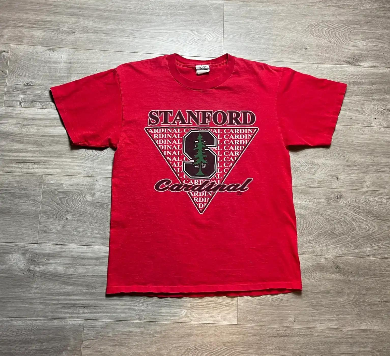 Vintage Style 90S Stanford Cardinals Single Stitch T-Shirt Sweatshirt Hoodie American Football Gifts Lover