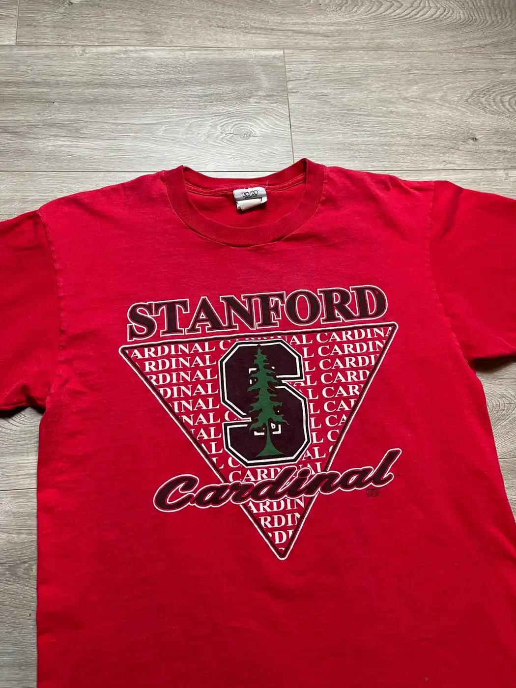 Vintage Style 90S Stanford Cardinals Single Stitch T-Shirt Sweatshirt Hoodie American Football Gifts Lover - Image 2