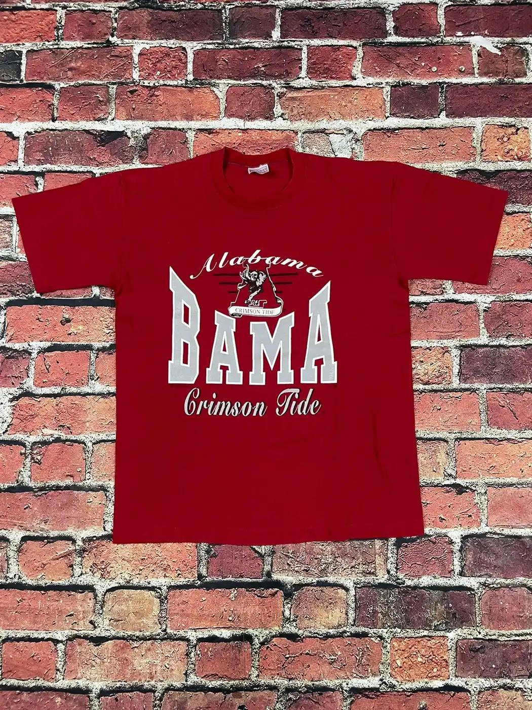 Vintage Style 90S University Of Alabama Crimson Tide Bama T-Shirt Sweatshirt American Football Sweatshirt Sports Gifts