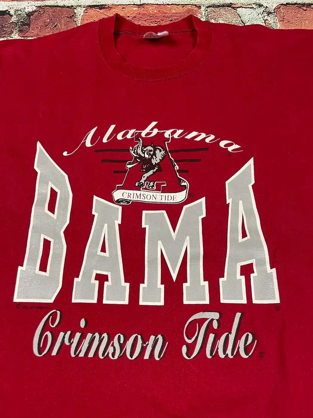 Vintage Style 90S University Of Alabama Crimson Tide Bama T-Shirt Sweatshirt American Football Sweatshirt Sports Gifts - Image 2