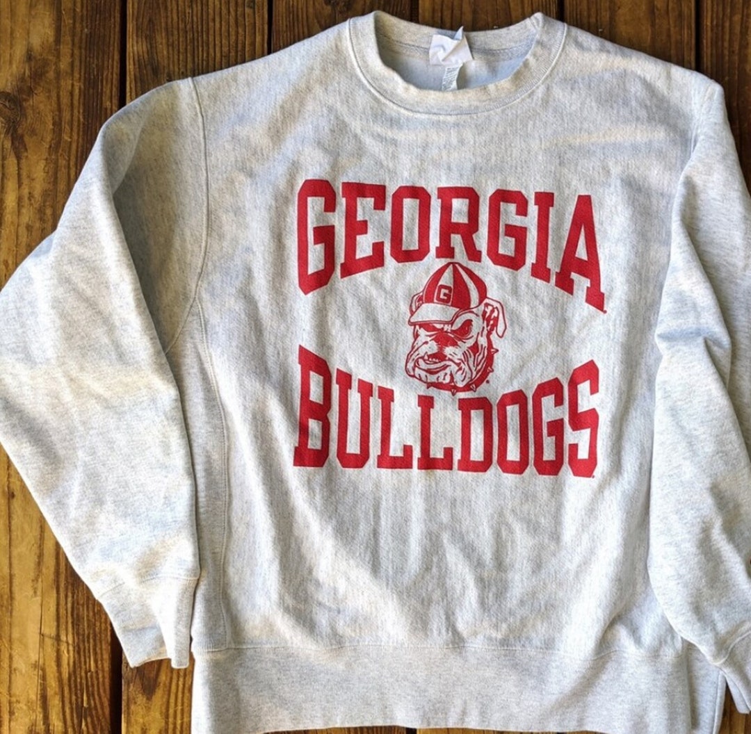 Vintage Style 90S University Of Georgia Bulldogs Crewneck Sweatshirt, Georgia Bulldogs Shirt, Vintage Style 90S Shirt