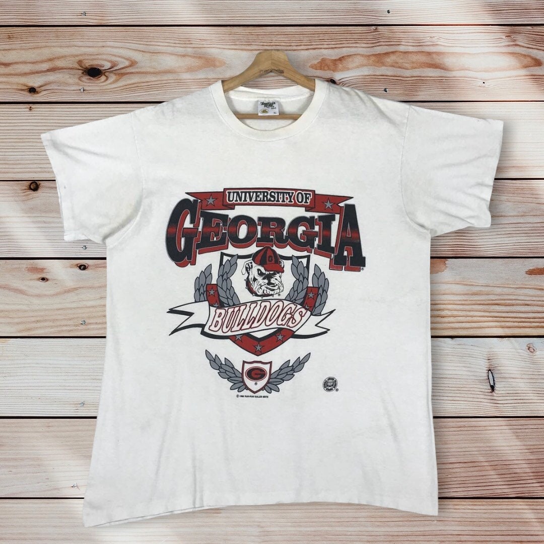 Vintage Style 90’S University Of Georgia Bulldogs Crewneck T-Shirt, Georgia Bulldogs Shirt, Sweatshirt, Hoodie