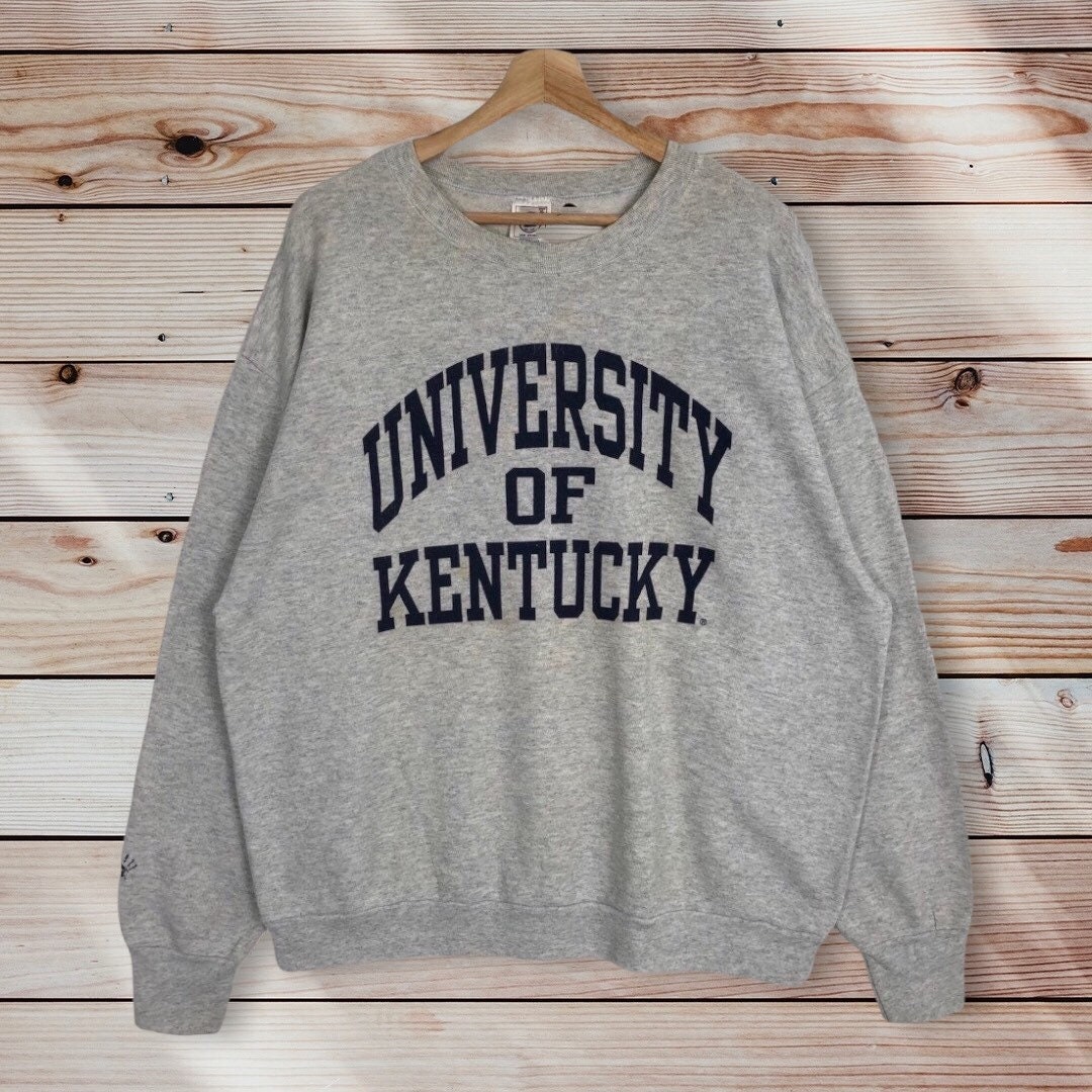 Vintage Style 90’S University Of Kentucky Crewneck Sweatshirt, Kentucky University Sweater Pullover Hoodie