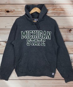 Vintage Style 90’S University Of Michigan State Pullover Hoodie Sweater Pullover Unisex Clothing