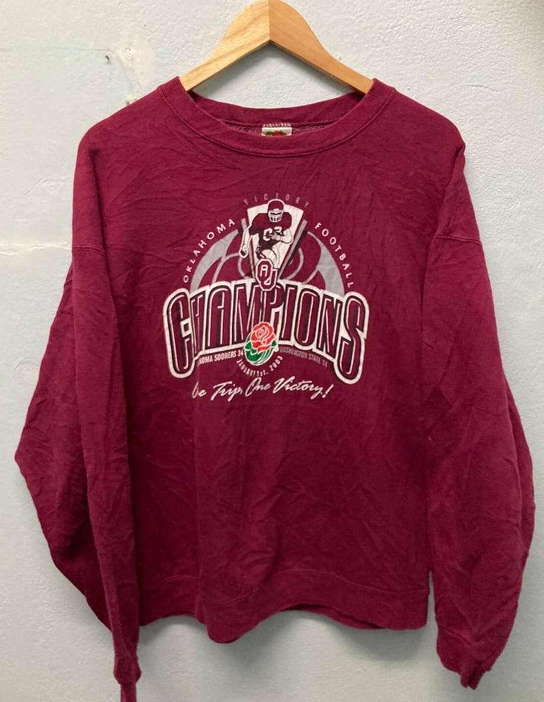 Vintage Style 90S University Oklahoma Sooners Sweatshirt Gift For Her/Him