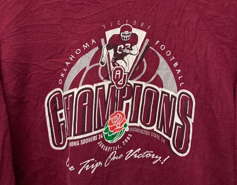 Vintage Style 90S University Oklahoma Sooners Sweatshirt Gift For Her/Him - Image 2