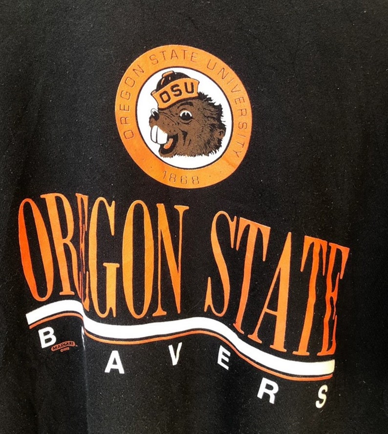 Vintage Style 90S University Oregon State Beavers Sweatshirt, Oregon Beavers Sweater, Vintage Style 90S Shirt - Image 2