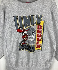 Vintage Style 90S Unlv Rebels Ncaa Sweatshirt Hoodie Football Game Day T-Shirt Lover
