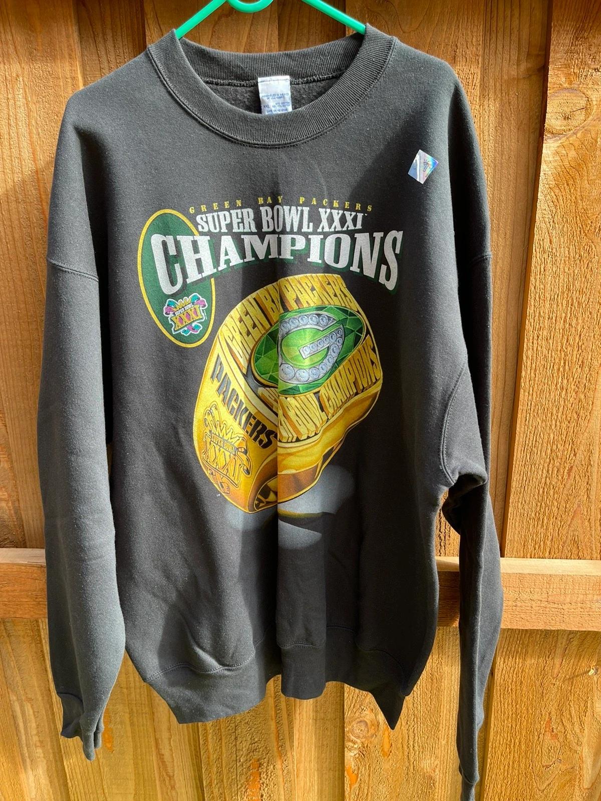 Vintage Style 90s 1997 Green Bay Packers Superbowl Xxxi 31 Sweatshirt T-shirt Ideal Gift for NFL Fans