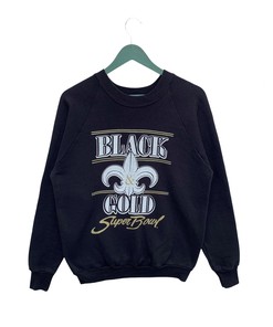 Vintage Style 90s Black & Gold Superbowl Sweatshirt T-shirt, NFL Football Teams Gifts For Fans