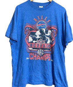 Vintage Style 90s Buffalo Bills AFC Champs Sweatshirt T-shirt Ideal Gift for NFL Fans