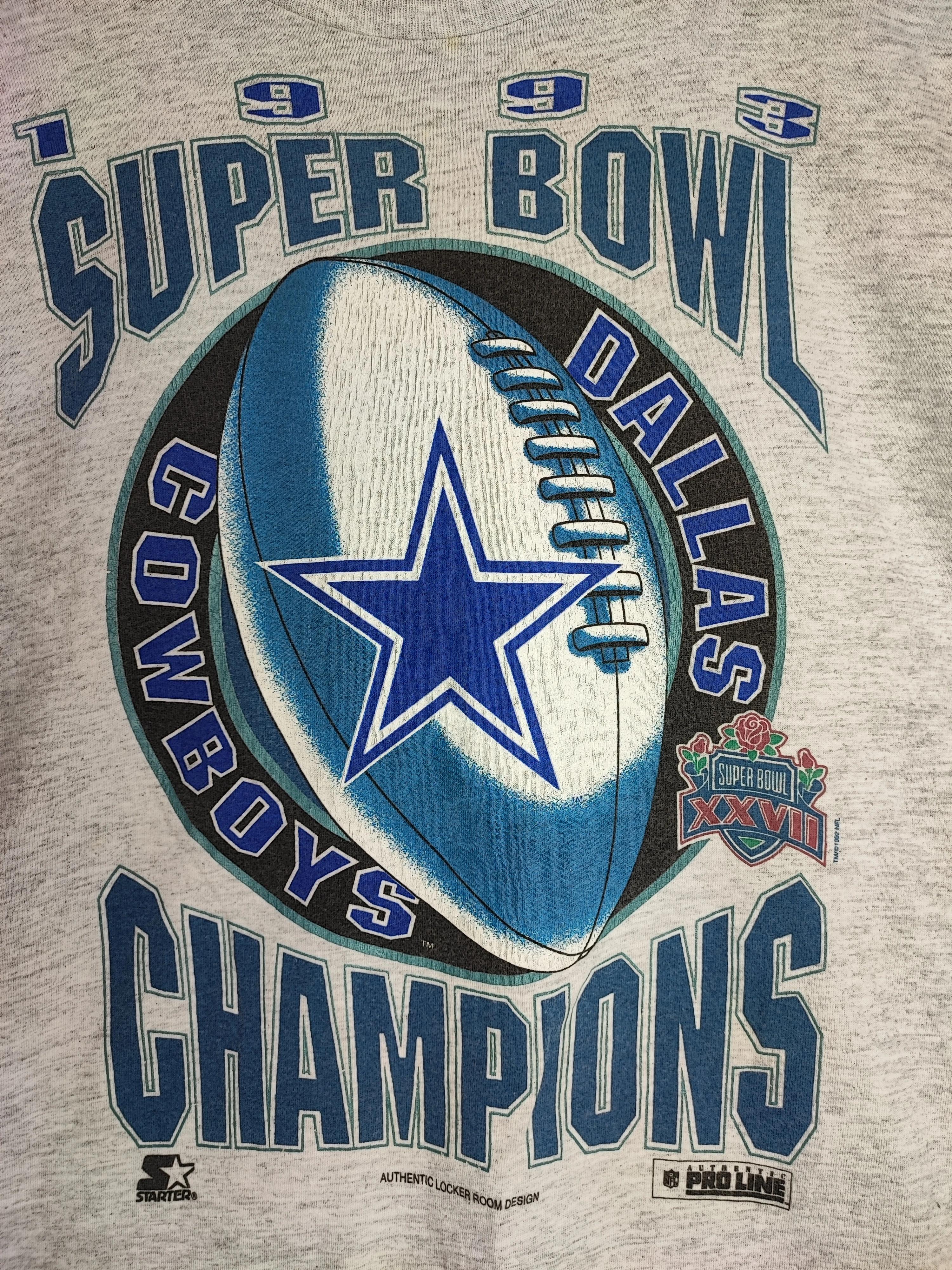 Vintage Style 90s Dallas Cowboy Super Bowl Championship 1993 Sweatshirt T-shirt Ideal Gift for NFL Fans - Image 2