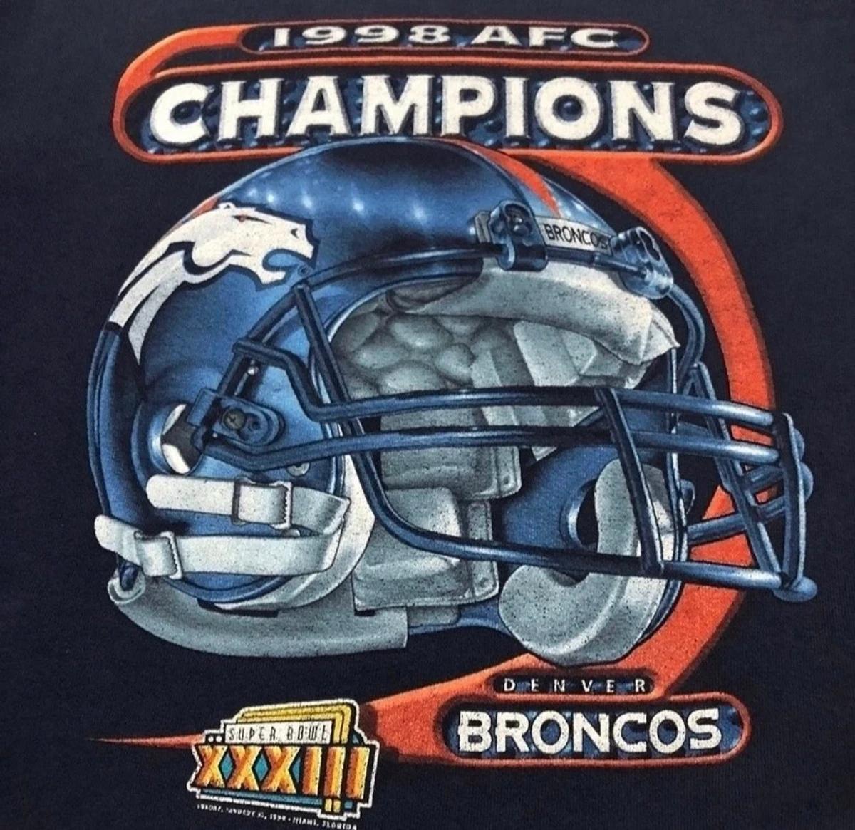 Vintage Style 90s Denver Broncos NFL Pro Player Sweatshirt T-shirt, NFL Football Teams Gifts For Fans