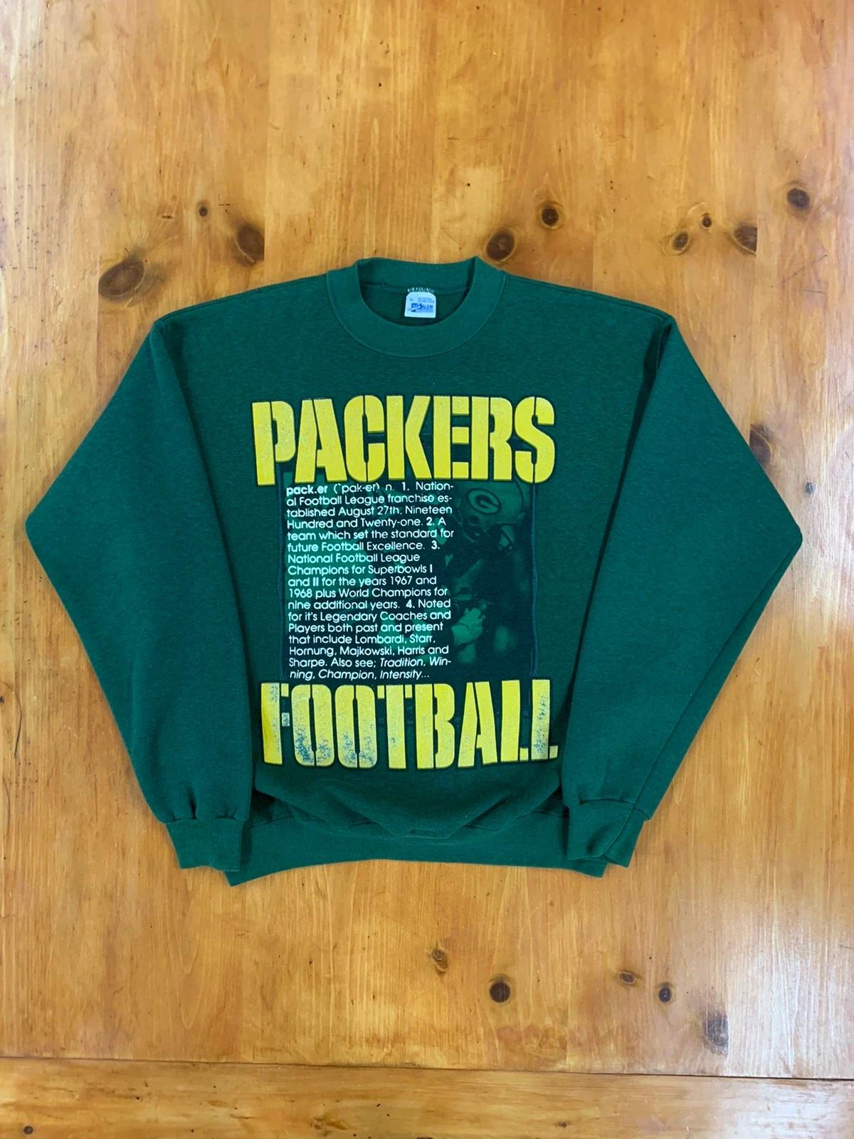 Vintage Style 90s Green Bay Packers Definition Sweatshirt T-shirt Ideal Gift for NFL Fans