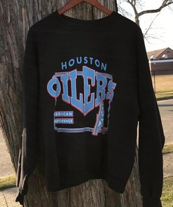 Vintage Style 90s Houston Oilers Sweatshirt T-shirt Ideal Gift for NFL Fans