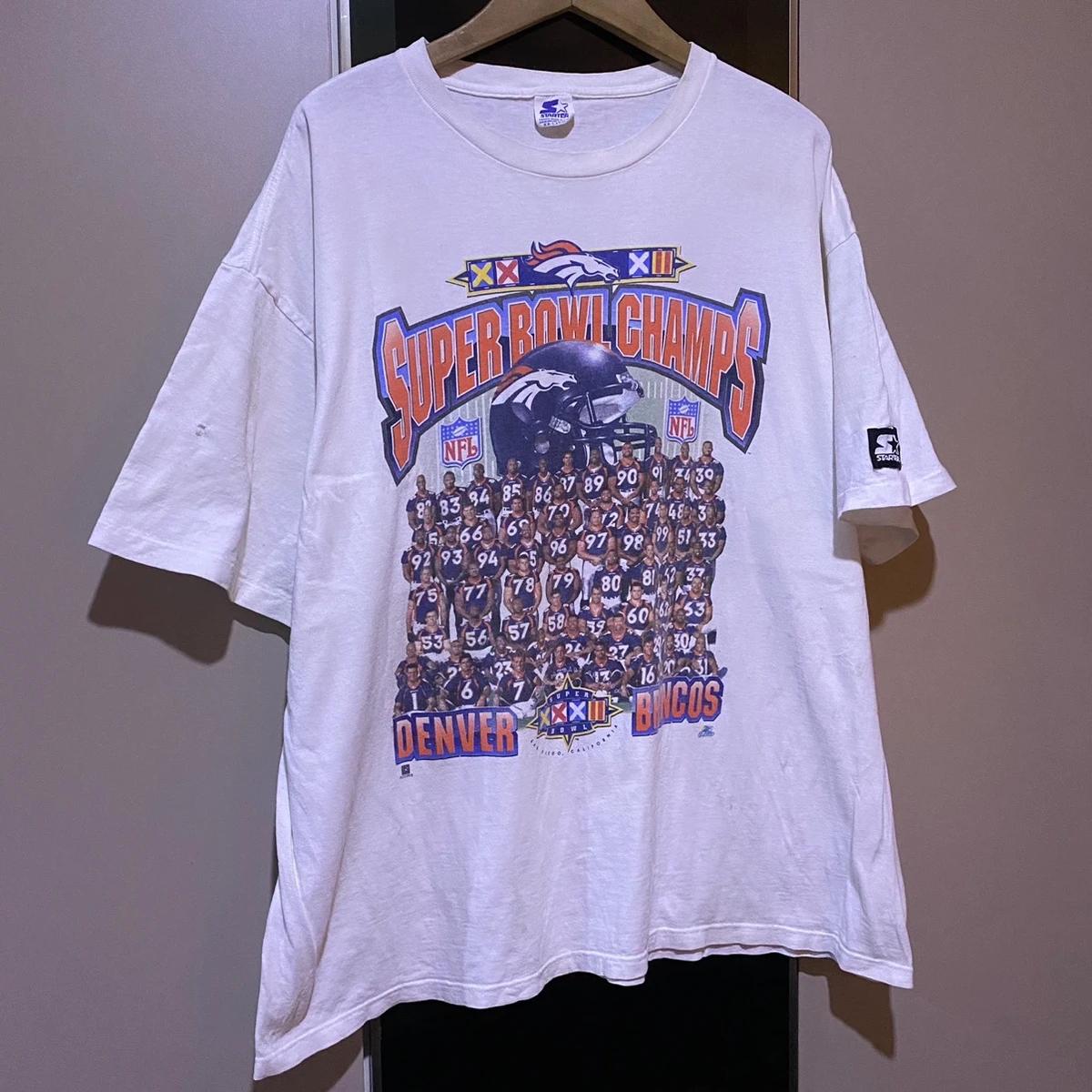 Vintage Style 90s NFL Denver Broncos Sweatshirt T-shirt Ideal Gift for NFL Fans