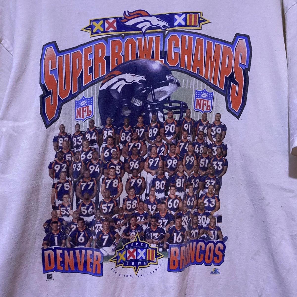 Vintage Style 90s NFL Denver Broncos Sweatshirt T-shirt Ideal Gift for NFL Fans - Image 2