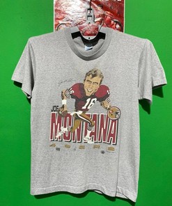Vintage Style 90s NFL Joe Montana Sweatshirt T-shirt Ideal Gift for NFL Fans