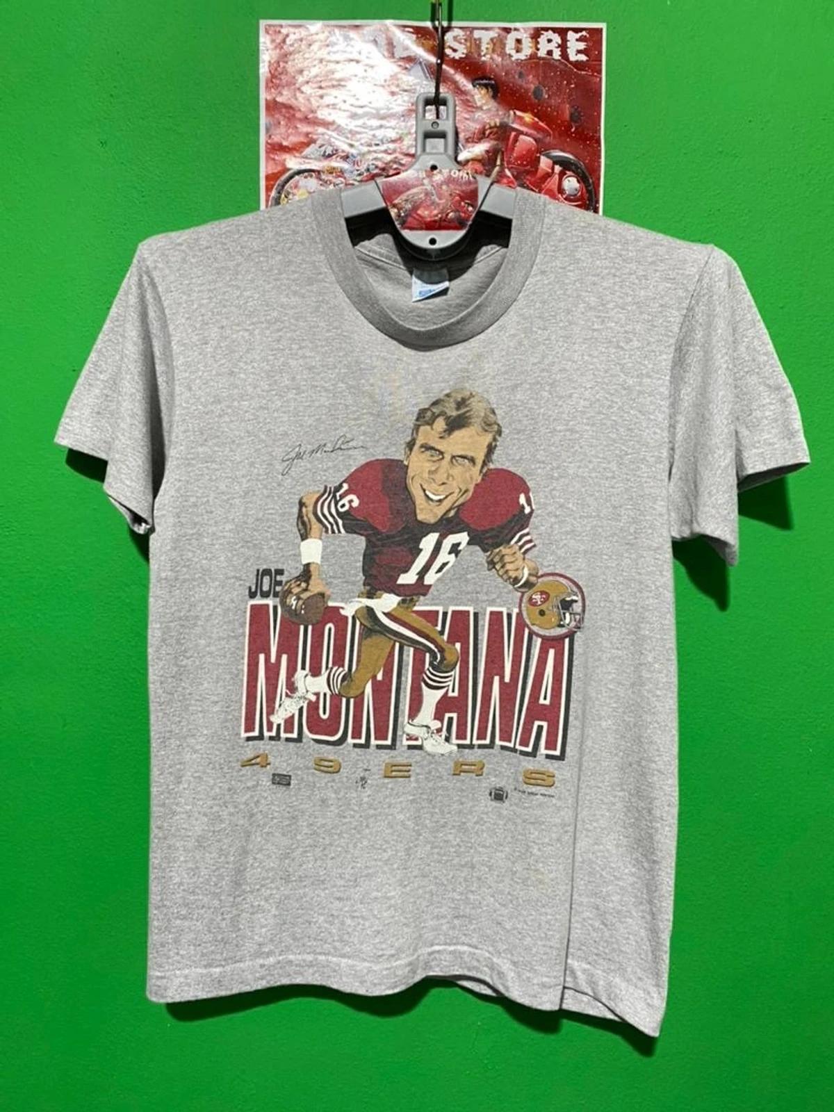 Vintage Style 90s NFL Joe Montana Sweatshirt T-shirt Ideal Gift for NFL Fans
