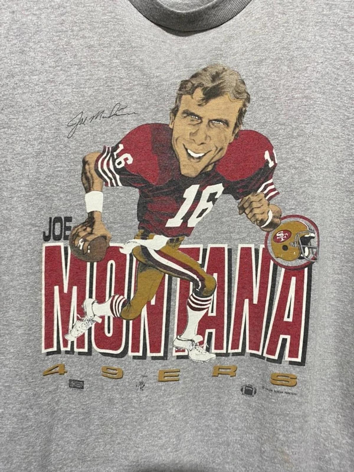 Vintage Style 90s NFL Joe Montana Sweatshirt T-shirt Ideal Gift for NFL Fans - Image 2