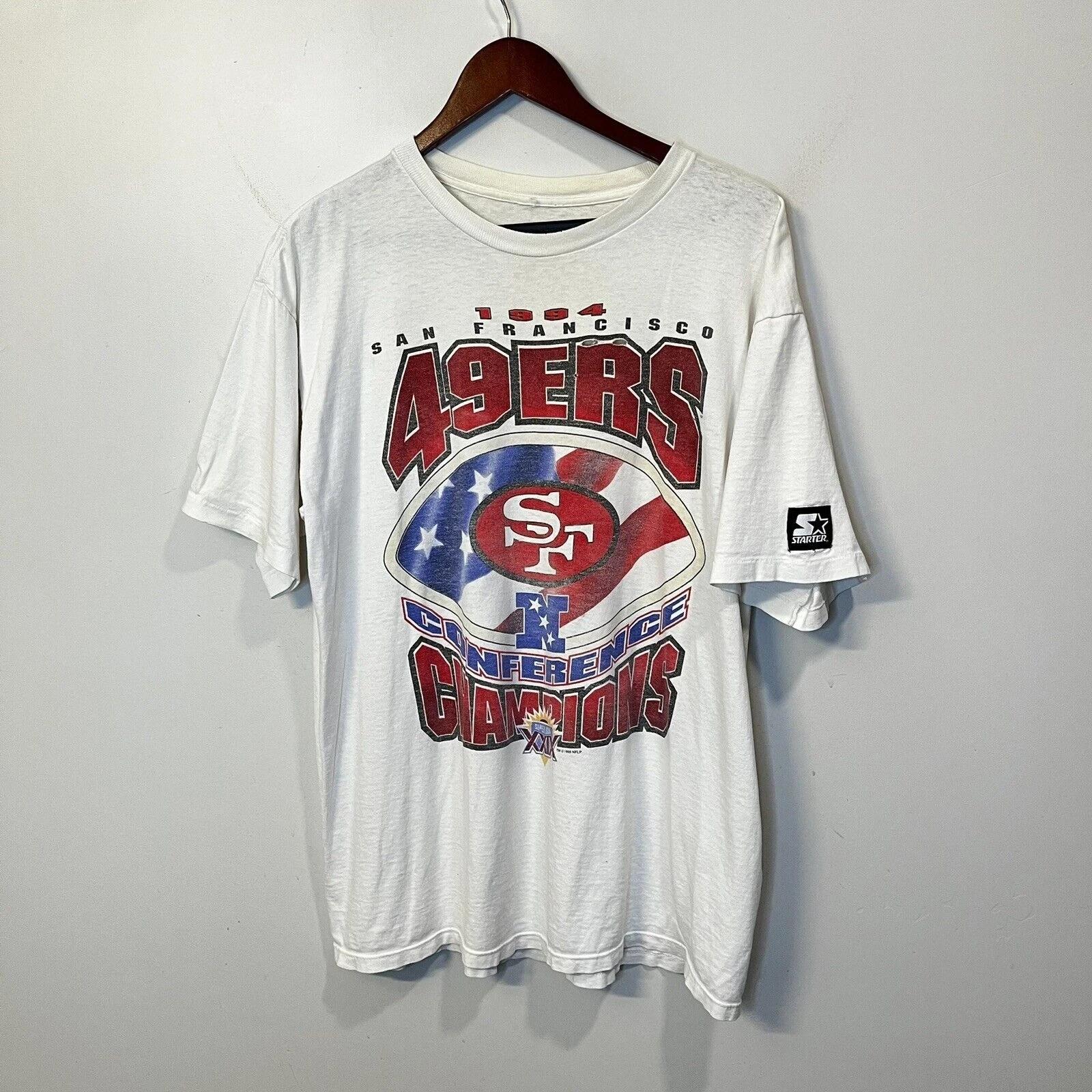 Vintage Style 90s NFL San Francisco 49Ers Champions Sweatshirt T-shirt Ideal Gift for NFL Fans