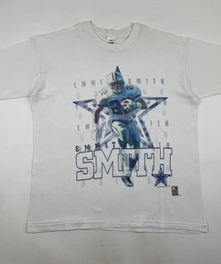 Vintage Style 90s Official Fan Emmitt Smith Dallas Cowboys Sweatshirt T-shirt Ideal Gift for NFL Fans