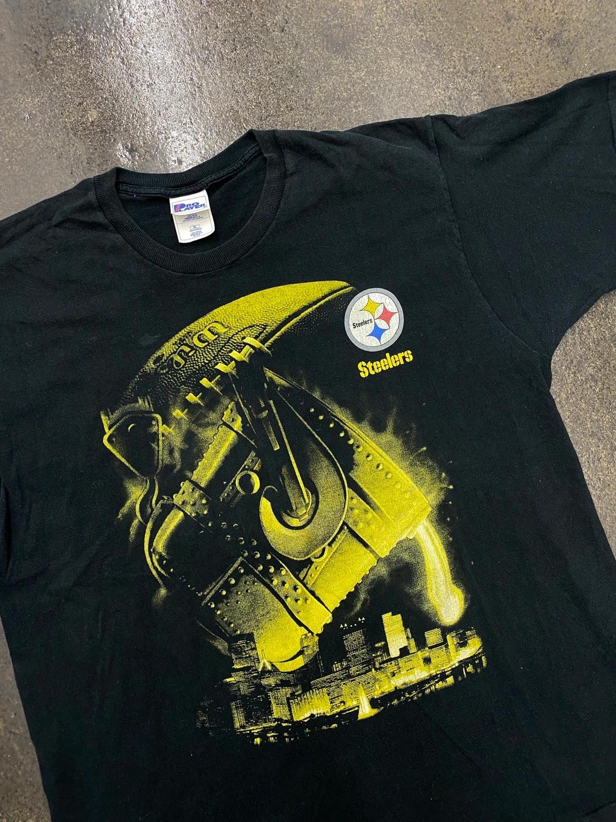 Vintage Style 90s Pittsburgh Steelers Pro Player Sweatshirt T-shirt, NFL Football Teams Gifts For Fans - Image 2