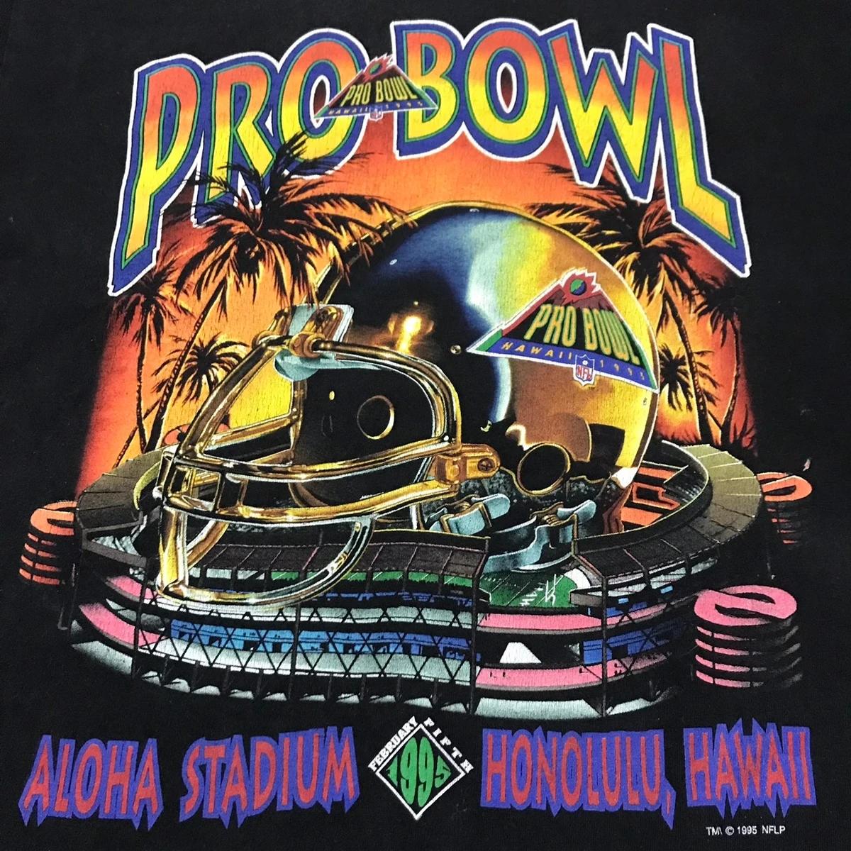 Vintage Style 90s Pro Bowl Honolulu Hawaii NFL Sweatshirt T-shirt Ideal Gift for NFL Fans - Image 2